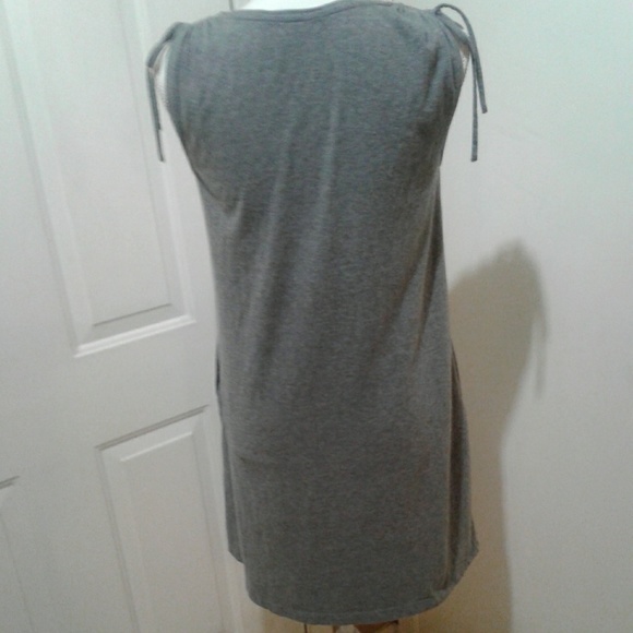 🌺 GAP Heather Gray Dress/Cover-up EUC - Picture 2 of 6